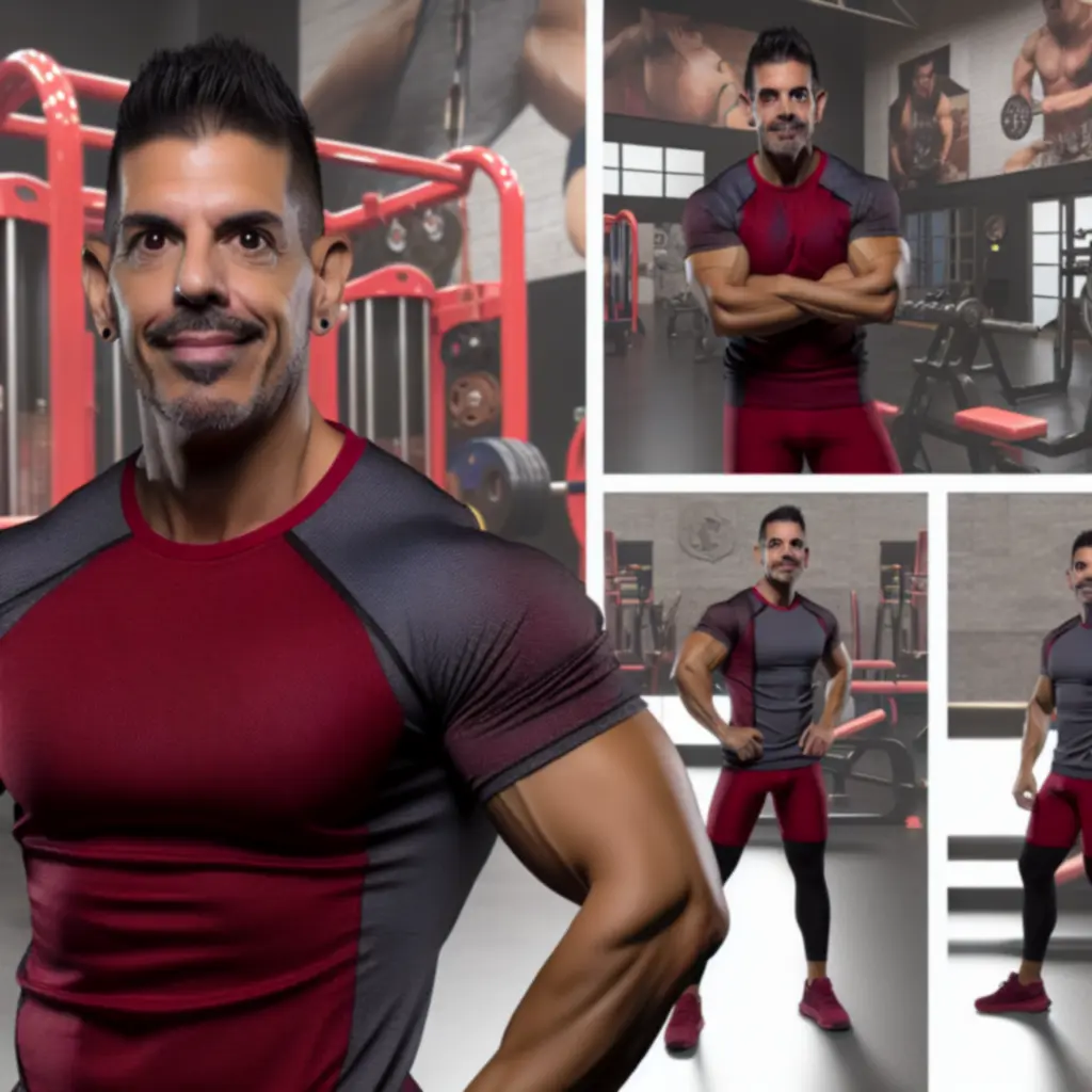 Iron Cluub hónap edzője, aki személyi edzést tart a teremben.